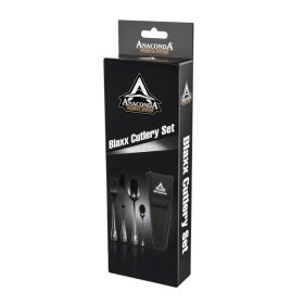   ANACONDA Blaxx Cutlery Twin 8 darabos étkező szett neoprene tokkal