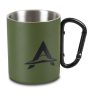 ANACONDA Carabiner Mug 300ml Stainless Steel fém kávéscsésze