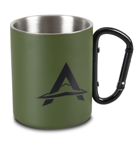 ANACONDA Carabiner Mug 300ml Stainless Steel fém kávéscsésze