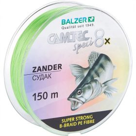  Balzer Camtec Speci Zander 8X Chertreuae fonott zsinór 0,14mm 150m 