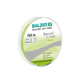 Balzer Iron Line Trout chartreuse 150m 0,06mm 