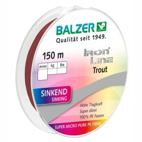   Balzer Ironline Trout sinkend 0,06mm 150m - Süllyedő fonott zsinór