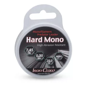 IRON CLAW Hard Mono ragadozóhalas monofil előkezsinór / 0,45mm / 25m / 14,35kg - CarpHunter