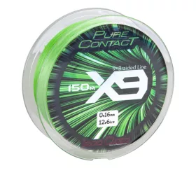 IRON CLAW Pure Contact X9 Green fonott zsinór / 0,21mm / 150m / 17,00kg - CarpHunter