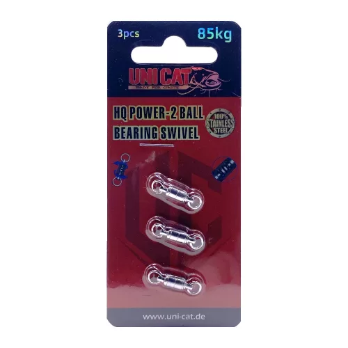 UNI CAT HQ Power 2 Ball Bearing Swivel golyóscsapágyas forgó 85kg - CarpHunter
