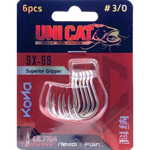 UNI CAT SX-99 Superior Gripper 3/0 harcsázó horog
