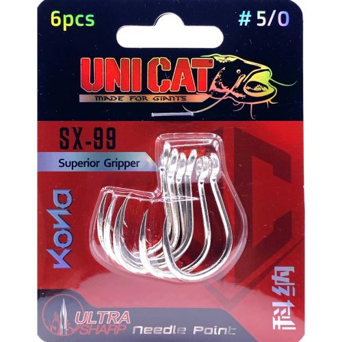 UNI CAT SX-99 Superior Gripper méret 5/0 harcsázó horog