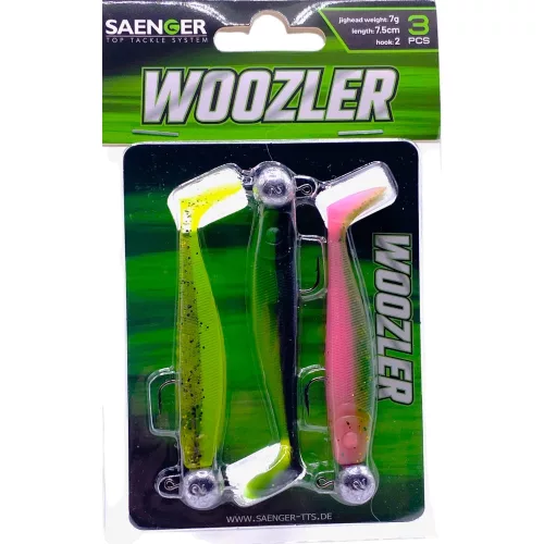 SAENGER Splitfire 7,5cm/7g/ horogméret 2 / 3db-os jig szett