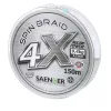 SAENGER 4X fonott zsinór szürke 0,21mm - CarpHunter