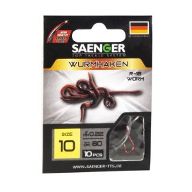 SAENGER Wormhook előkötött horog 2-es méret