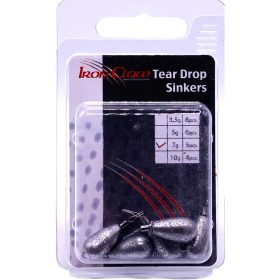 IRON CLAW Tear Drop Sinker ólom 7g / 5db