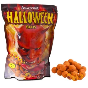 ANACONDA Halloween Boilie -  Fűszeres-Édes-Selyemhernyó Bojli 1kg 33mm - CarpHunter