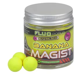 ANACONDA Magist Micro Fluo Pop Up - 14mm-s Banán ízesítésű  pop up Banana - CarpHunter