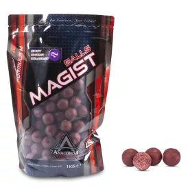 ANACONDA Magist Balls Spicy Shrimp Belachan - Föszeres Garnélarákos bojli 1kg 24mm - CarpHunter