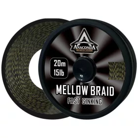 ANACONDA Fast Sinking Mellow Braid - gyorsan sűllyedő lágy fonott előke zsinór 20m - CarpHunter