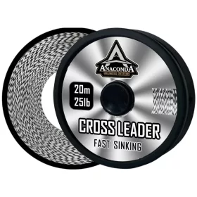 ANACONDA Fast Sinking Cross Leader - gyorsan sűllyedő fonott előke zsinór 20m - CarpHunter