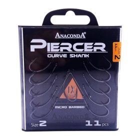 ANACONDA Piercer CurveShank - mikroszakállas horog