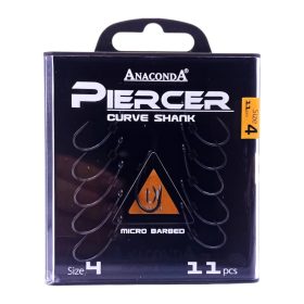   ANACONDA Piercer CurveShank - mikroszakállas horog 4-es méret