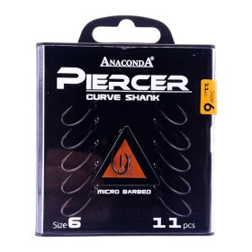   ANACONDA Piercer CurveShank - mikroszakállas horog 6-os méret