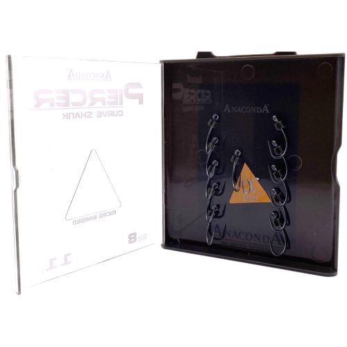 ANACONDA Piercer CurveShank - mikroszakállas horog 8-as méret