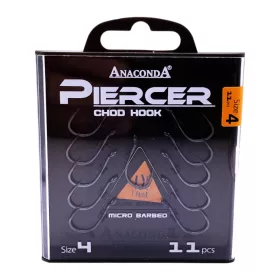 ANACONDA Piercer ChodHook - mikroszakállas horog 4-es méret - CarpHunter