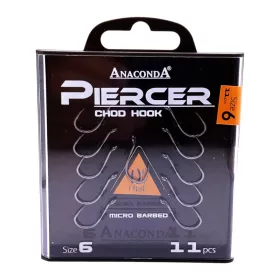 ANACONDA Piercer ChodHook - mikroszakállas horog 6-os méret - CarpHunter