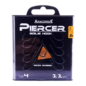 ANACONDA Piercer Boilie Hook - mikroszakállas horog 4-es méret - CarpHunter