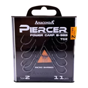 ANACONDA Piercer Power Carp B-988 TGX - mikroszakállas horog - CarpHunter