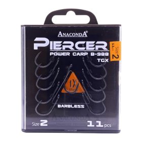   ANACONDA Piercer Power Carp B-988 TGX - szakállnélküli horog