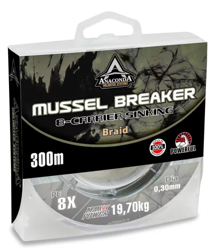 ANACONDA X-8 Carrier Mussel Breaker süllyedő fonott zsinór 300m 