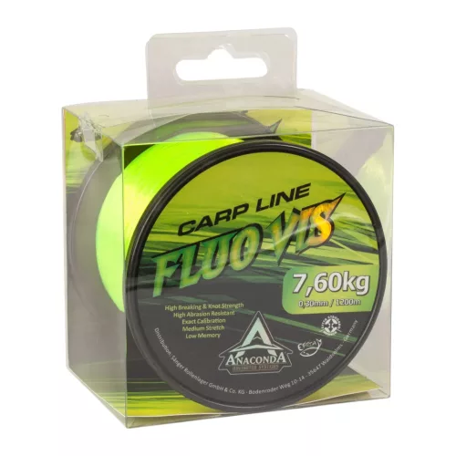 ANACONDA Fluovis Green Carp Line 0,36mm - Fluo monofil főzsinór - CarpHunter