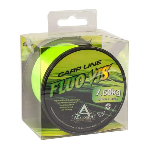 ANACONDA Fluovis Green Carp Line 0,36mm - Fluo monofil főzsinór