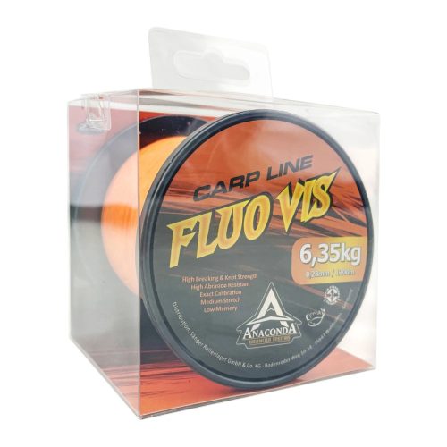 ANACONDA Fluovis Orange Carp Line 0,40mm - monofil zsinór narancssárga