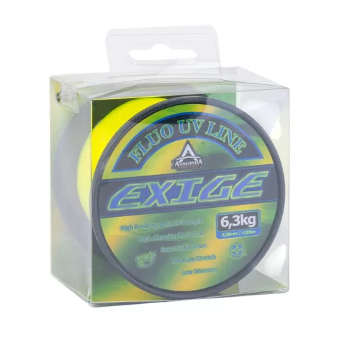 Anaconda Fluo Exige UV Carp Line 0,30mm - fluo sárga monofil zsinór - CarpHunter