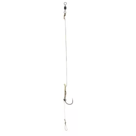 ANACONDA Piercer AT Snowman Combi Chod Rig MB - előkötött horog  bevonatos fonott zsinórral 30lb 4-es méret - CarpHunter