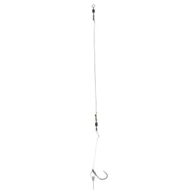 ANACONDA Piercer Hinged Stiff Combi D-Rig Boilie - előkötött horog, bevonatos fonott zsinórral 35lb 6-os méret - CarpHunter