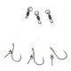 ANACONDA Piercer Chod Rig Micro Barb - előkötött pontyozó horog 6-os méret