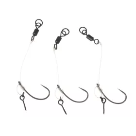 ANACONDA Piercer Chod Rig Curve Shank - mikroszakállas előkötött pontyozó horog  8-as méret - CarpHunter