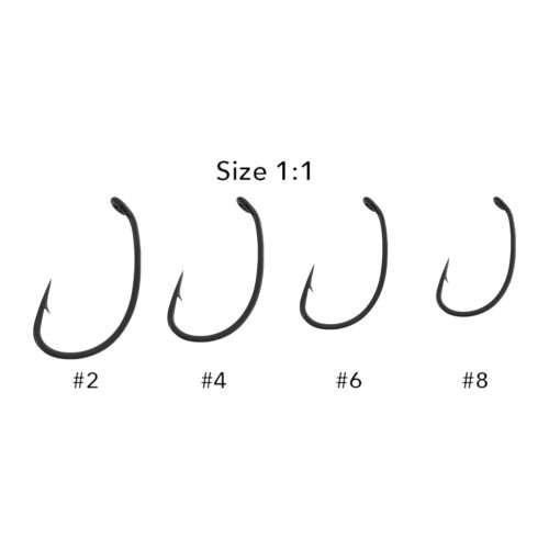 ANACONDA Piercer Combi Rig Curve Shank GT-8 Micro Barb -  előkötött mikro szakállas horog 35lb 4-es méret