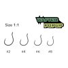 ANACONDA Piercer RS Combi Choddy Ultra Rig - előkötött horog 35lb 4-es méret