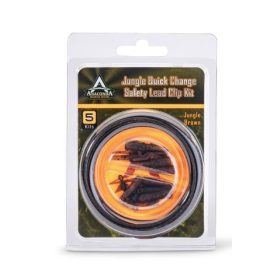   ANACONDA Jungle Gr. Quick Change Safety Lead Clip 5szett/barna