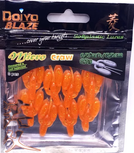 DOIYO Blaze Micro Craw YCR 3,5cm / 8db - CarpHunter