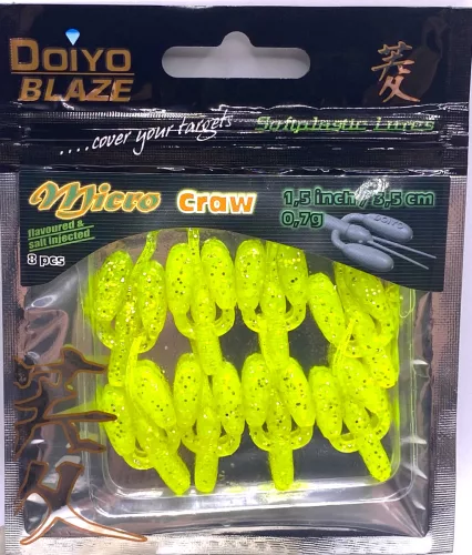 DOIYO Blaze Micro Craw CH 3,5cm / 8db - CarpHunter