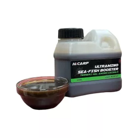 HiCARP ULTRAMINO SEA-FISH LIQUID BOOSTER 500ML - Tengeri Hal Amino Locsoló - CarpHunter