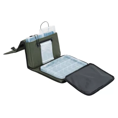 IRON CLAW Leader Wallet II szerelékes táska / + 3 doboz / 31X9X22cm