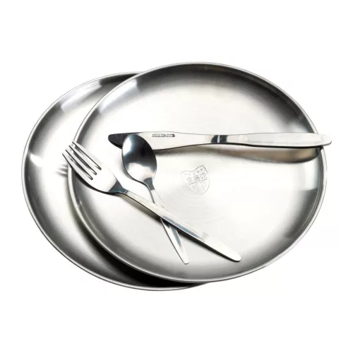 ANACONDA Freelancer Prime Tableware - Utazó rozsdamentes acél étkészlet hortáskában - CarpHunter