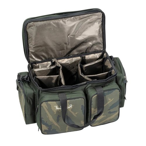 ANACONDA Freelancer Prime Survival Carrier - Prémium hűtőtáska rozsdamentes 9 darabos étkészlettel