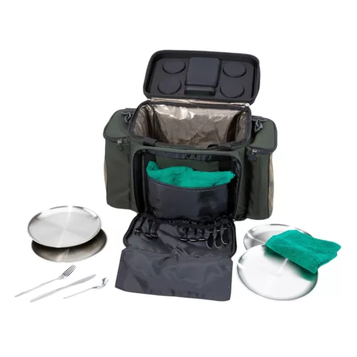 ANACONDA Freelancer Prime Catering Bag - hűtőtáska 16 darabos rozsdamentes étkészlettel - CarpHunter