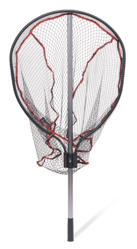 IRON CLAW Predator Scoop L / ragadozóhalas merítőháló / gumirozott 75 X 65 cm háló / 130cm aluminium nyél