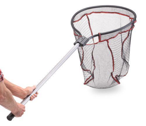 IRON CLAW Predator Scoop L / ragadozóhalas merítőháló / gumirozott 75 X 65 cm háló / 130cm aluminium nyél